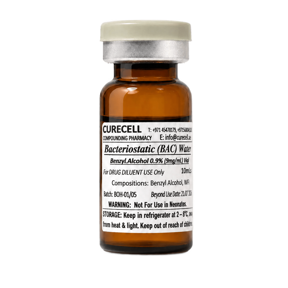 Pharma - Grade Bacteriostatic Water WFI - NOVA Labs
