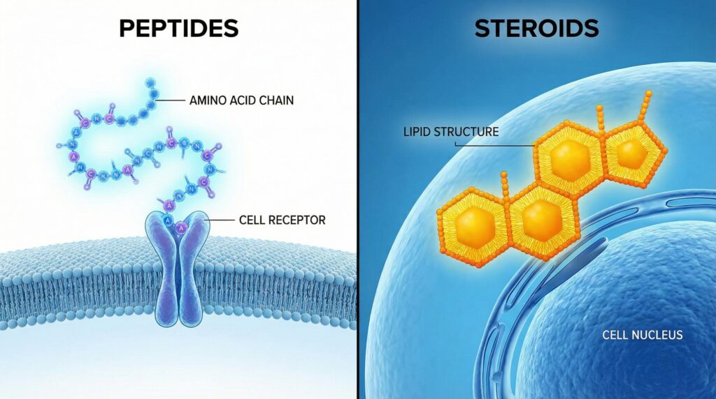Peptides and Anabolic Steroids: Understanding the Biological and Legal Distinctions in the UAE