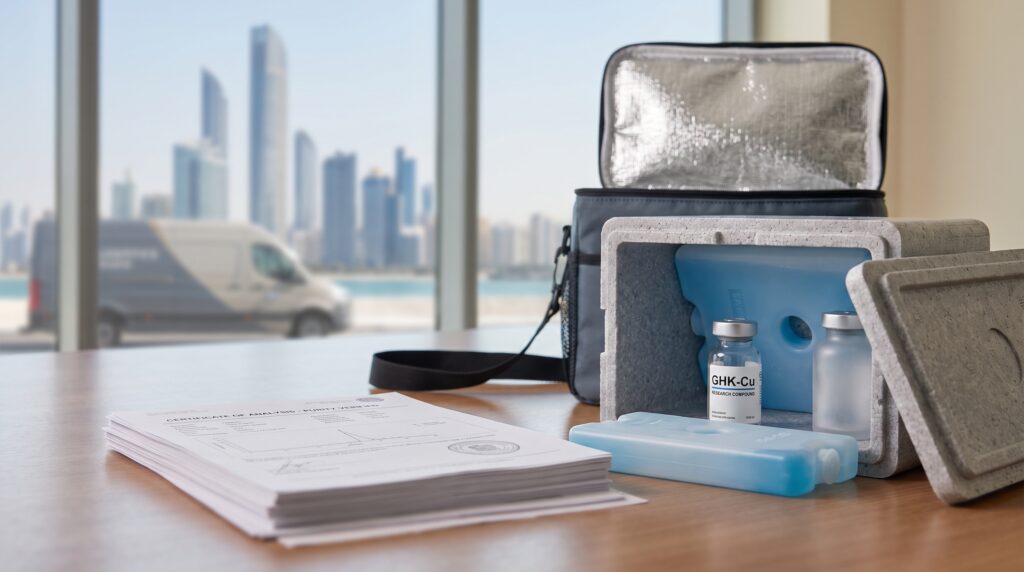 Buy GHK-Cu Abu Dhabi: Purity, COA, and Local Delivery Guide