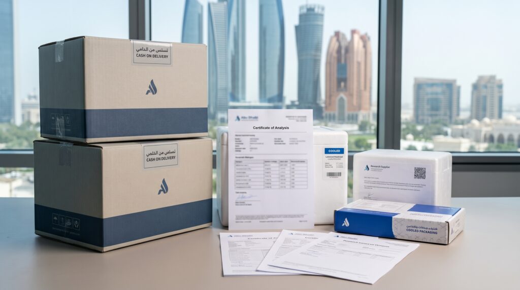 Cash On Delivery Peptides Abu Dhabi: Payment, Delivery and Support
