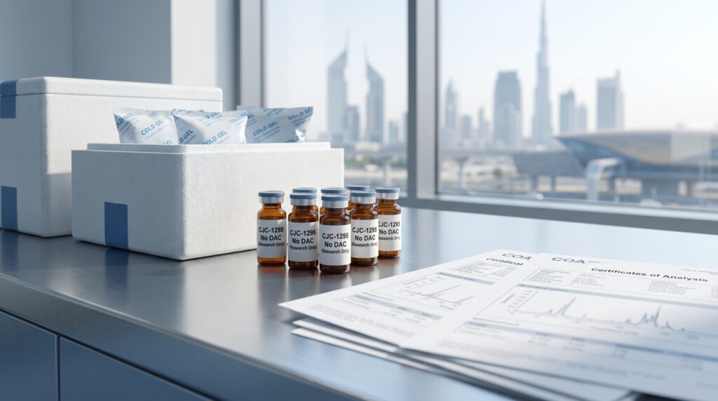 CJC-1295 No DAC Dubai: Buying, Purity, COA and Delivery Guide