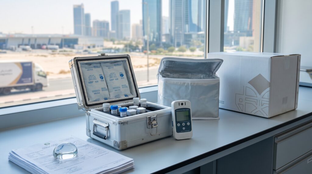 Cold Chain Peptide Delivery Abu Dhabi: Heat, Timing and Packaging