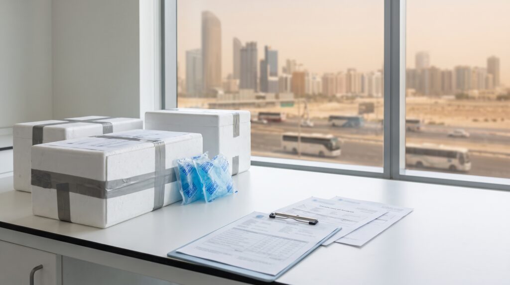 Cold Chain Peptide Delivery Abu Dhabi: Heat, Timing and Packaging