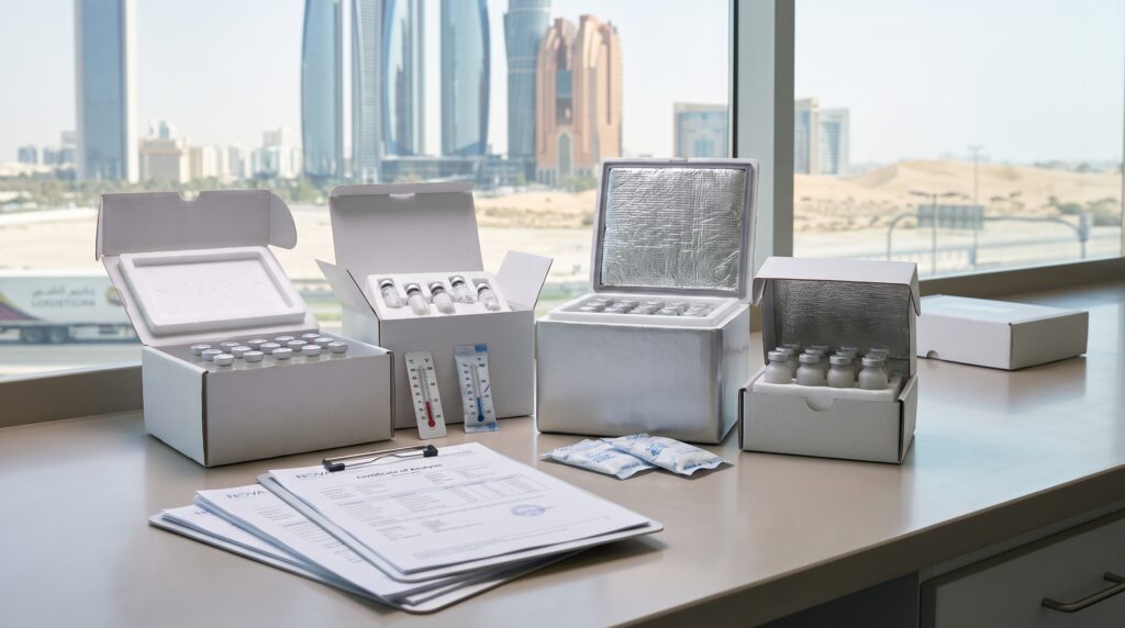 Cold Chain Peptide Delivery Abu Dhabi: Heat, Timing and Packaging