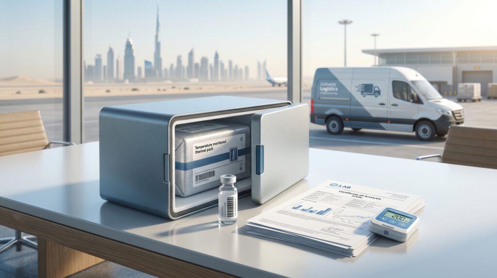 Cold Chain Peptide Delivery Dubai: Heat, Timing, and Packaging