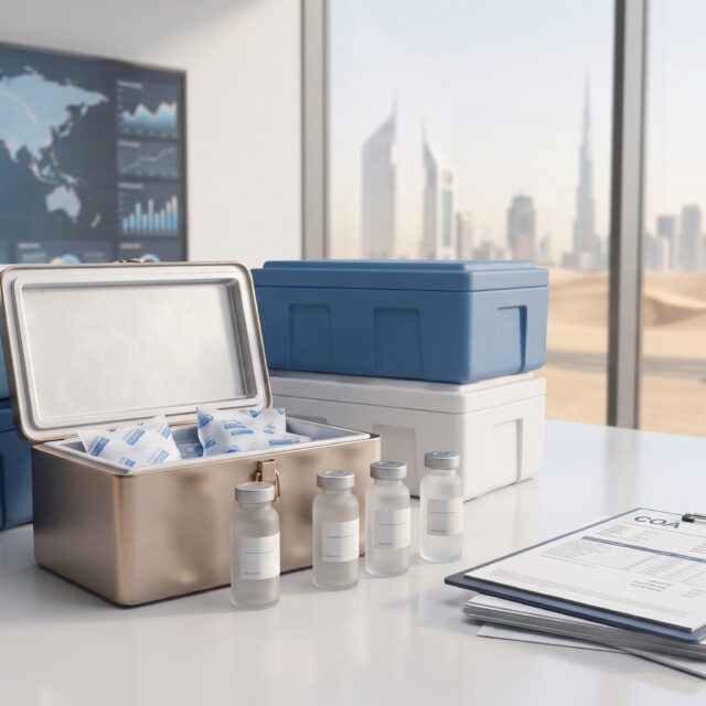 Cold Chain Peptide Delivery GCC: Heat, Timing and Packaging