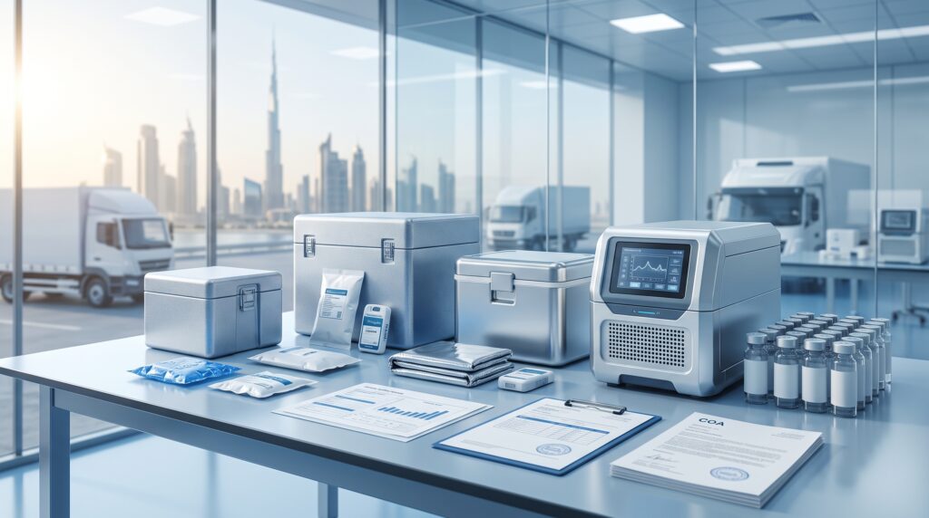 Cold Chain Peptide Delivery GCC: Heat, Timing and Packaging