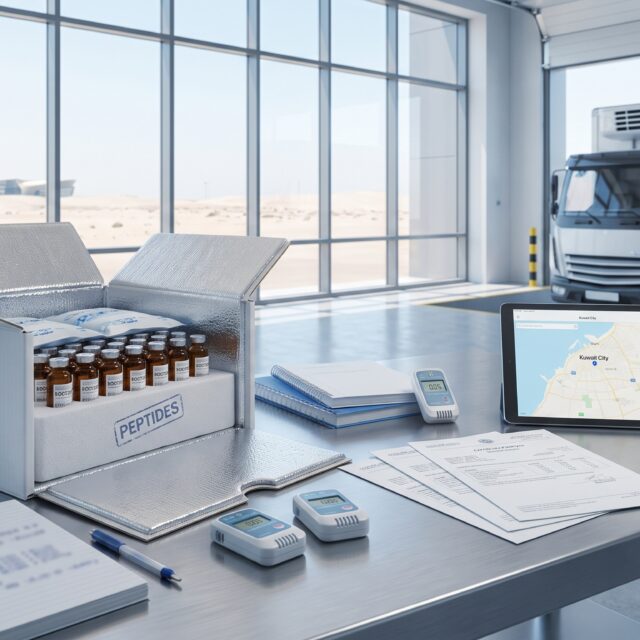 Cold Chain Peptide Delivery Kuwait: Heat, Timing, and Packaging