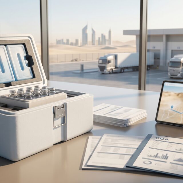 Cold Chain Peptide Delivery Saudi Arabia: Logistics, Heat, and Timing