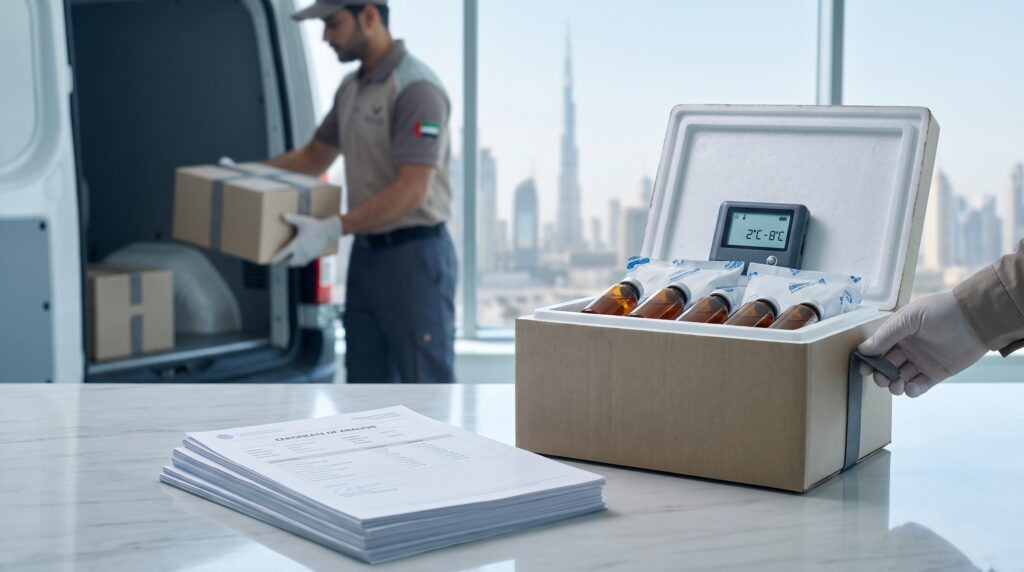 Cold Chain Peptide Delivery UAE: Heat, Timing and Packaging