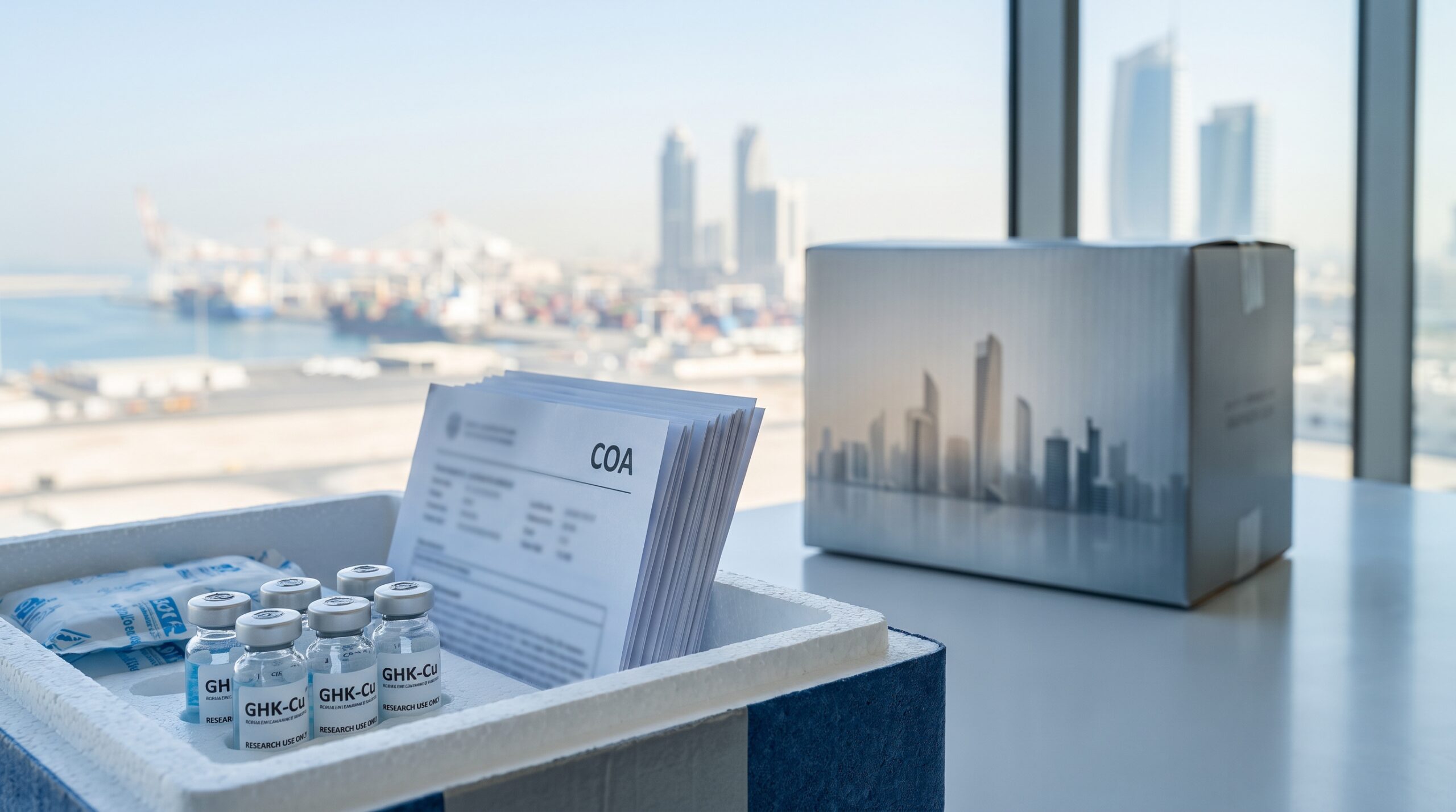 Buy GHK-Cu Bahrain: Supplier Guide, Purity COAs & Delivery
