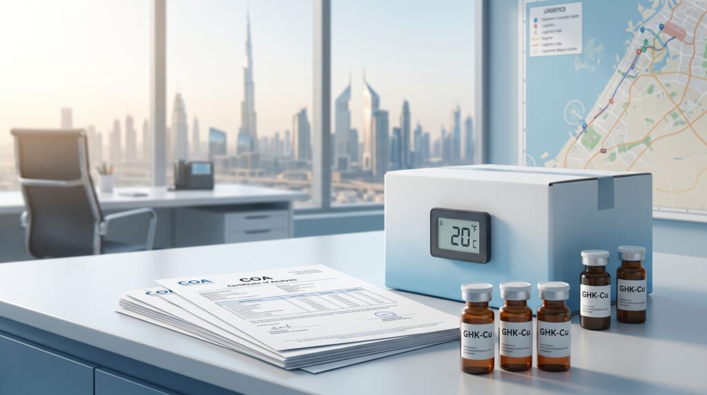 GHK-Cu Saudi Arabia: Buying, Purity, COA and Delivery Guide