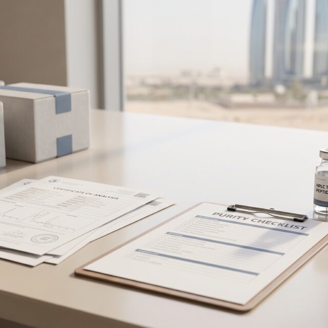 HPLC Tested Peptides Abu Dhabi: COA and Purity Checklist