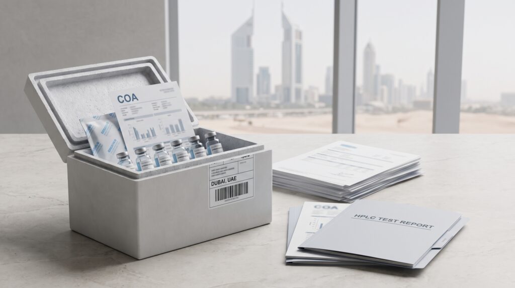 HPLC Tested Peptides Dubai: COA and Purity Checklist