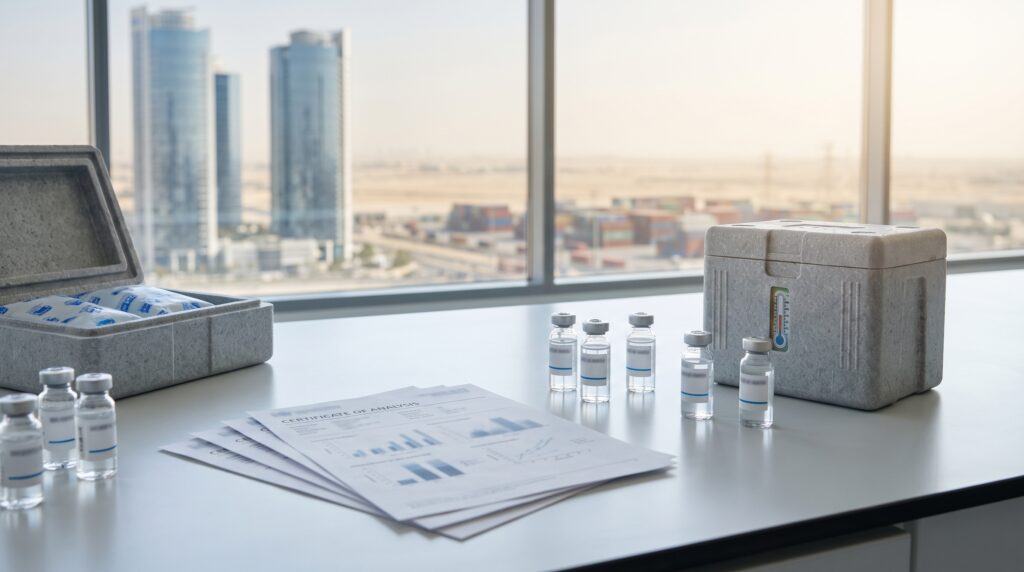 Ipamorelin GCC: Buying, Purity, COA and Delivery Guide