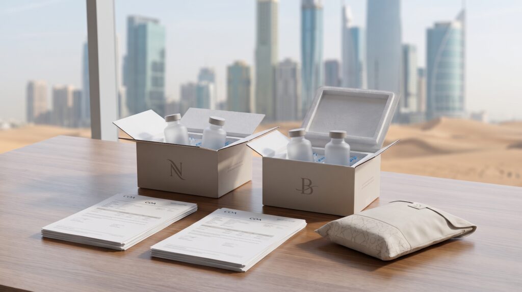 Nova Biolabs vs Barq Peptides: Dubai Buyer Comparison