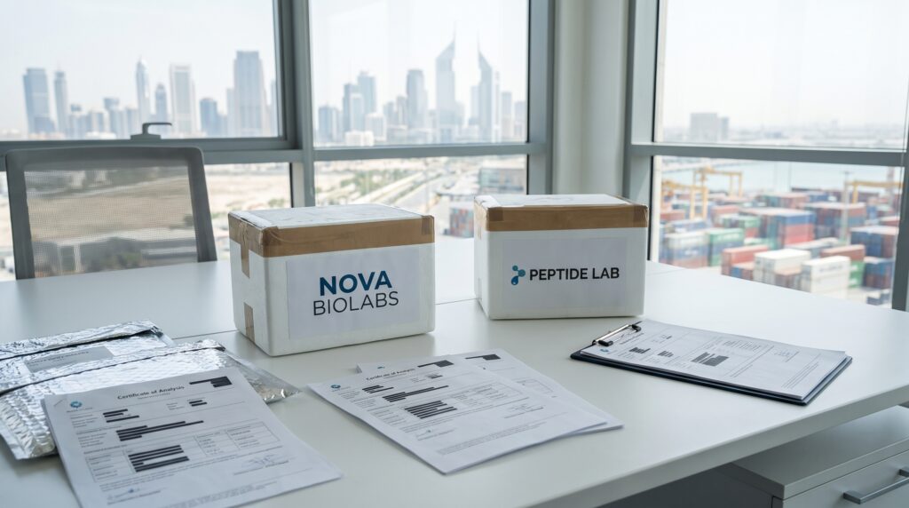 Nova Biolabs vs Peptide Lab: UAE Buyer Comparison