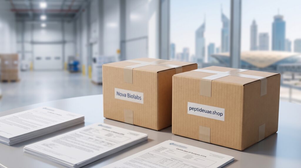 Nova Biolabs vs peptideuae.shop: Qatar Buyer Comparison