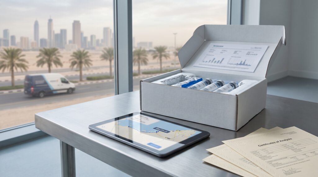Retatrutide Abu Dhabi: Buying, Purity, COA and Delivery Guide