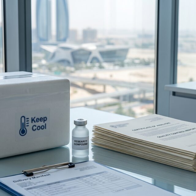Tesamorelin Abu Dhabi: Buying, Purity, COA and Delivery Guide
