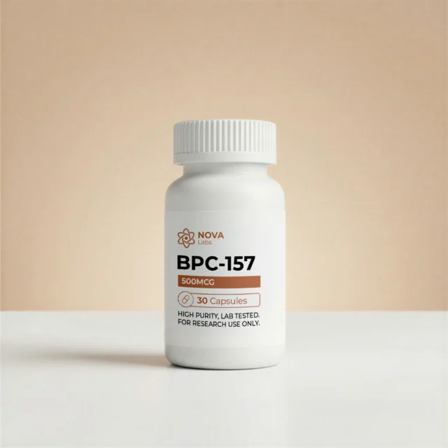 BPC-157 500MCG oral capsule bottle with 30 capsules - NOVA Labs