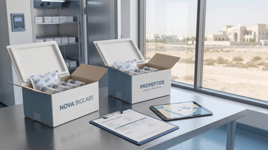 Nova Biolabs vs Propeptide: Oman Buyer Comparison (2026)
