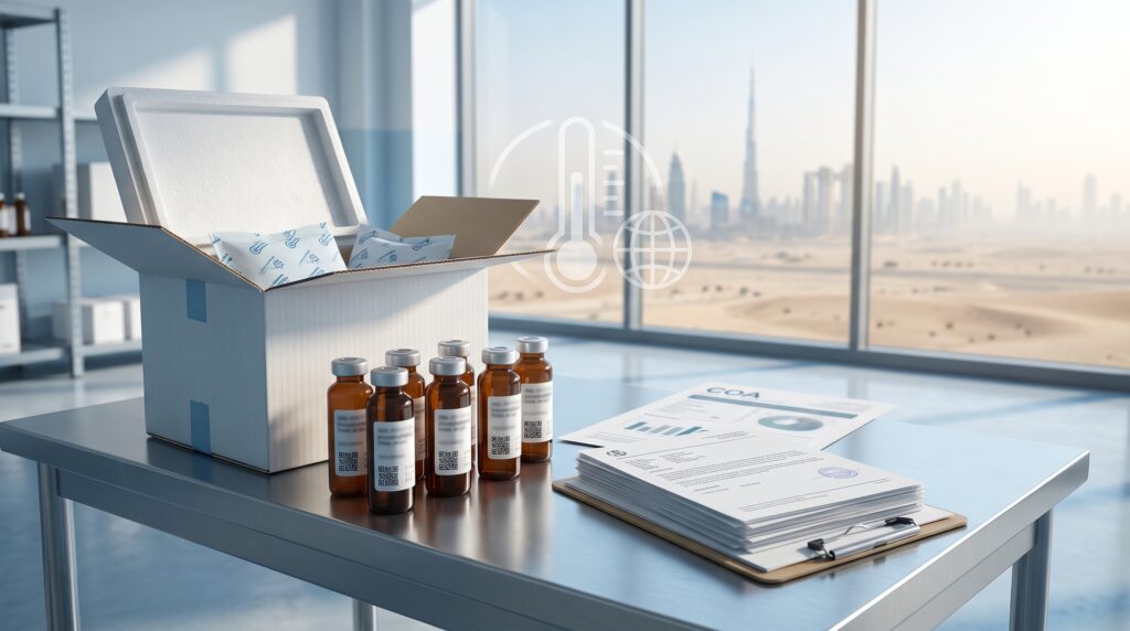 Buy DSIP GCC: Documentation, Stock, and Cold-Chain Logistics