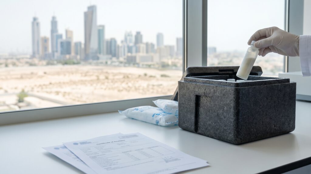 Cold Chain Peptide Delivery in Kuwait: What Protects Your Order