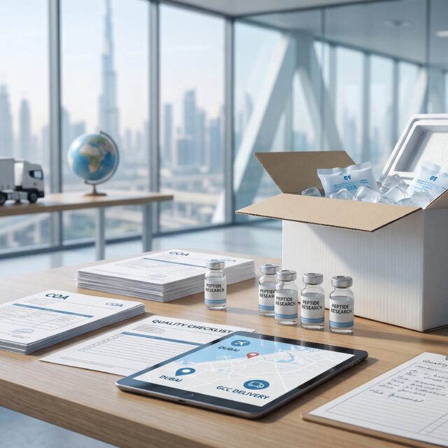 Peptide Supplier Checklist Dubai: The 2026 Quality & Delivery Guide